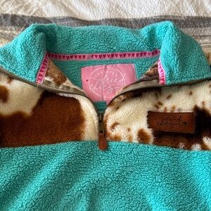 Southern Fried Chic boutique fleece pullover.